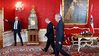 Putin de visita oficial en Austria 