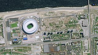 Dünya Kupası'nın oynanacağı stadyumların uydudan fotoğrafları