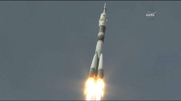 Soyuz blasting off for the ISS Soyuz blasting off for the ISS