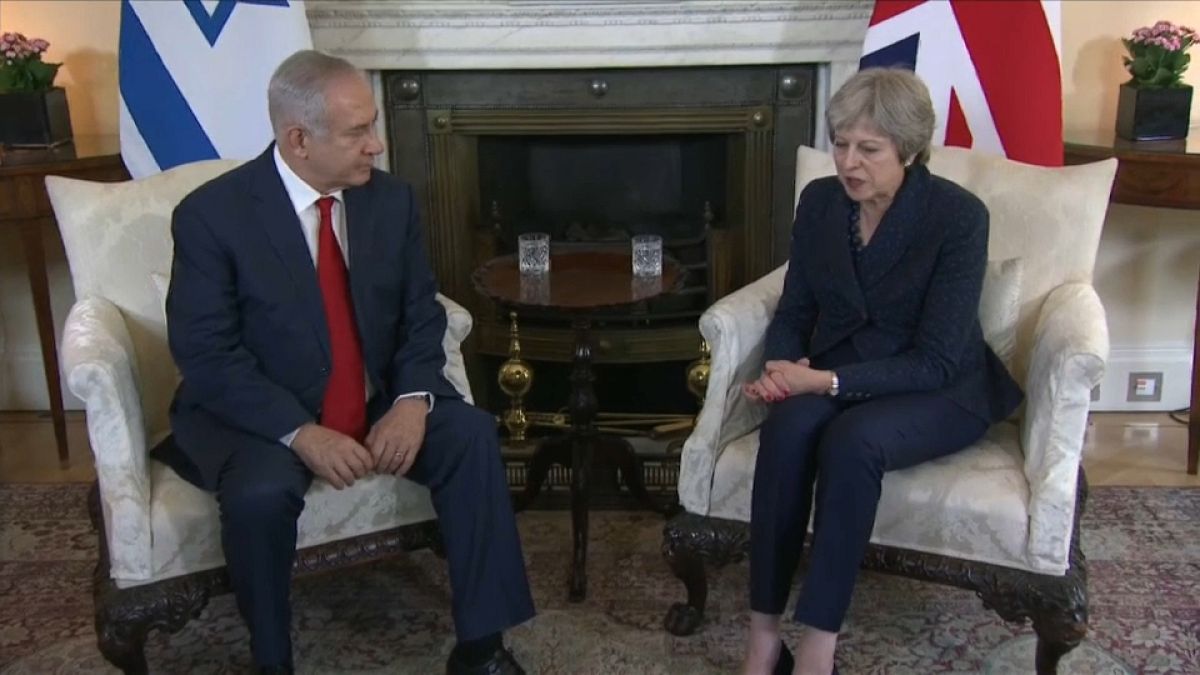  May falou com Netanyahu sobre a Faixa de Gaza 