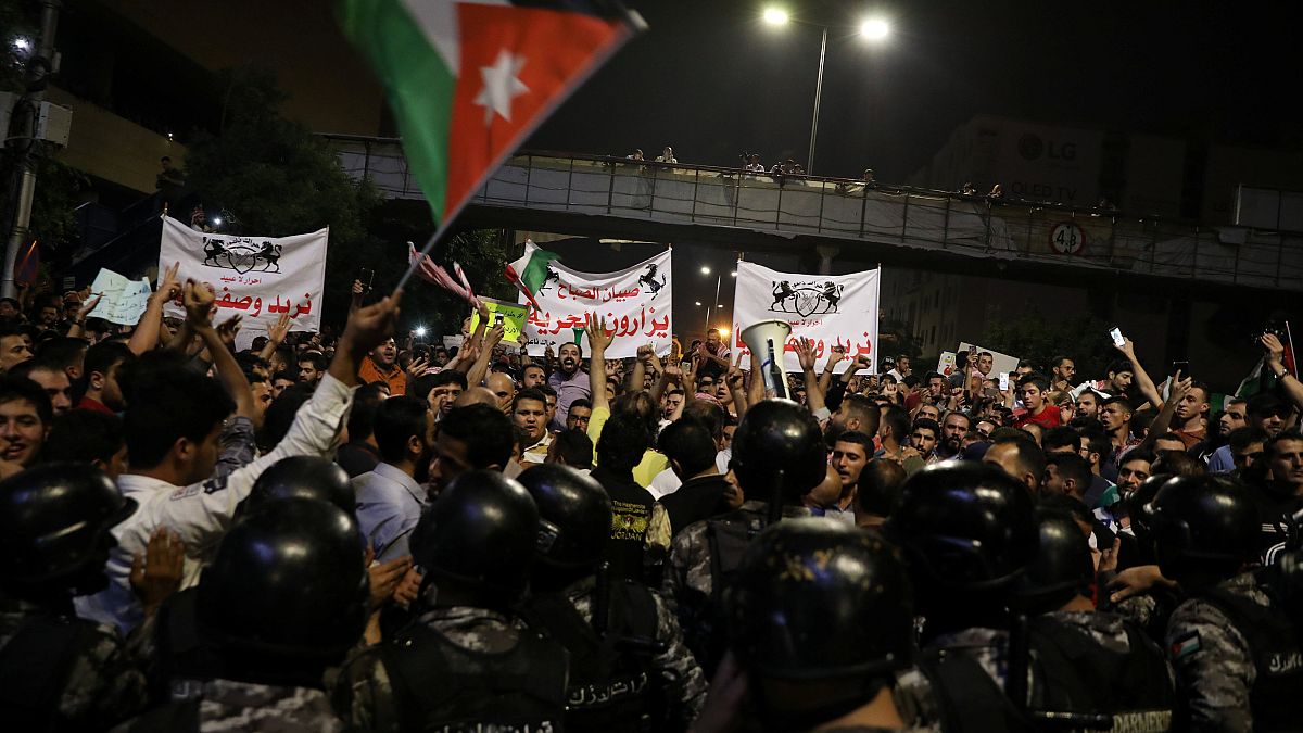 More anti-government protests in Jordan 