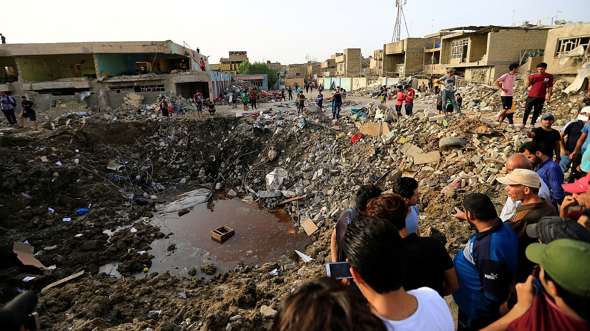 Мощный взрыв под Багдадом