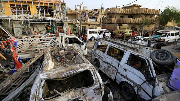 Iraq, violenta esplosione nel sobborgo di Sadr City, Baghdad Iraq, violenta esplosione nel sobborgo di Sadr City, Baghdad
