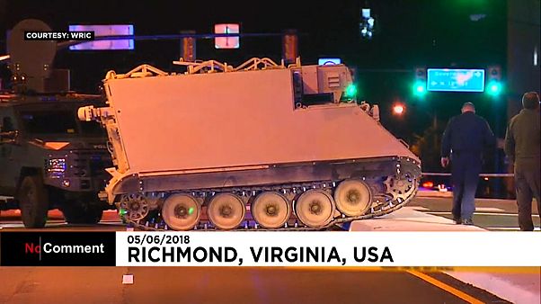 Etats-Unis : le voleur d'un véhicule militaire pris en chasse par la police Etats-Unis : le voleur d'un véhicule militaire pris en chasse par la police