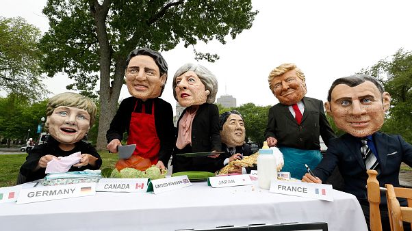 Todos contra Trump en la cumbre del G7 Todos contra Trump en la cumbre del G7