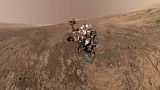 NASA's Curiosity Mars Rover on the Martian surface in February 2018