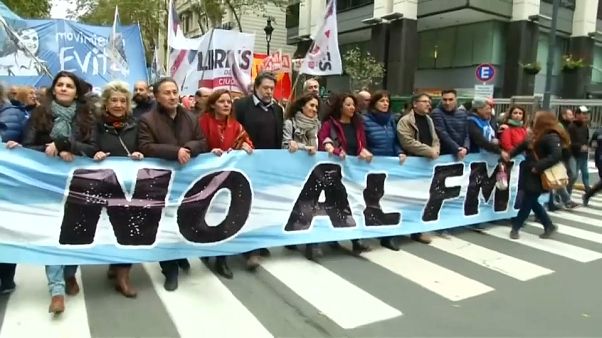 Argentinians unhappy with country's new IMF deal Argentinians unhappy with country's new IMF deal