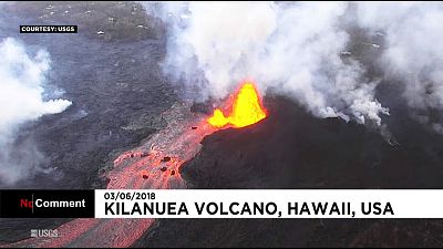 Hawaï : l’éruption du Kilauea vue du ciel