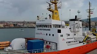 Спасательная операция в Средиземном море