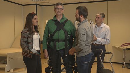 Exoskeletons help patients regain mobility