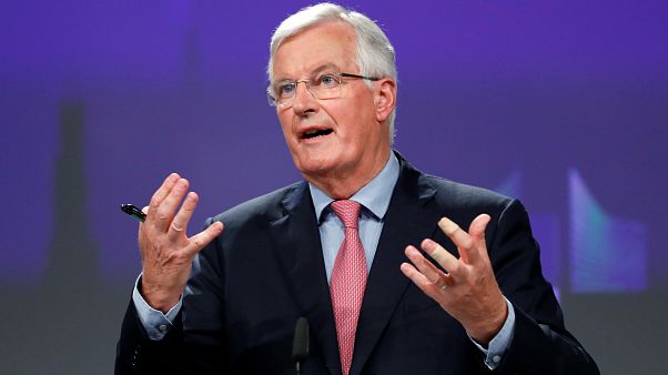 Michel Barnier brüsszeli sajtótájékoztatóján Michel Barnier brüsszeli sajtótájékoztatóján