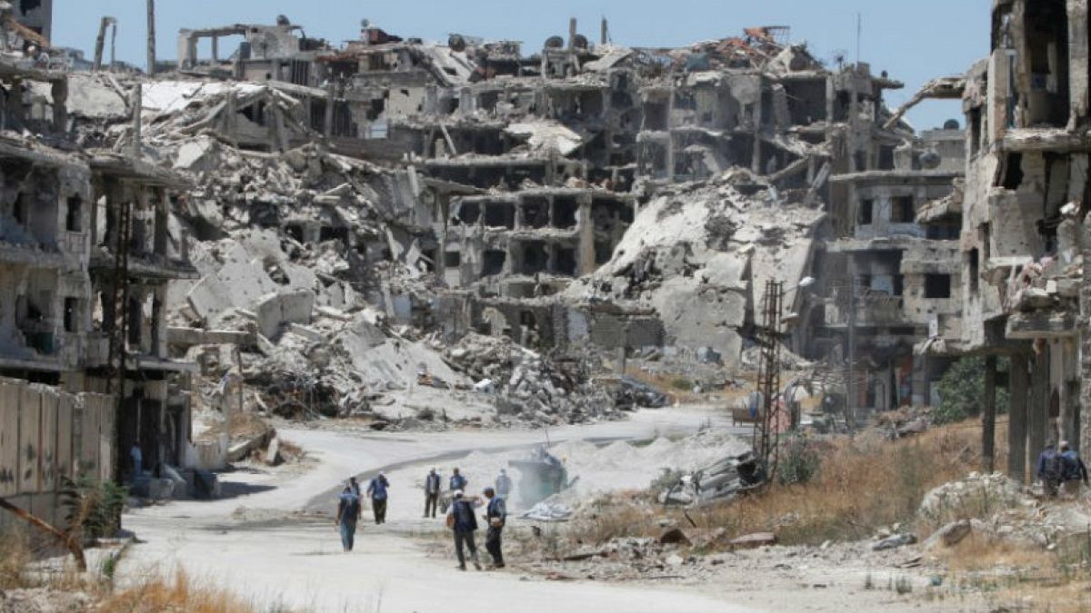 دمار المدن السورية جراء المعارك