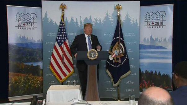 G7, Trump: "5 secondi per capire serietà di Kim" G7, Trump: "5 secondi per capire serietà di Kim"