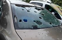 Tennisball-große Eisklumpen bei Unwetter in Slowenien