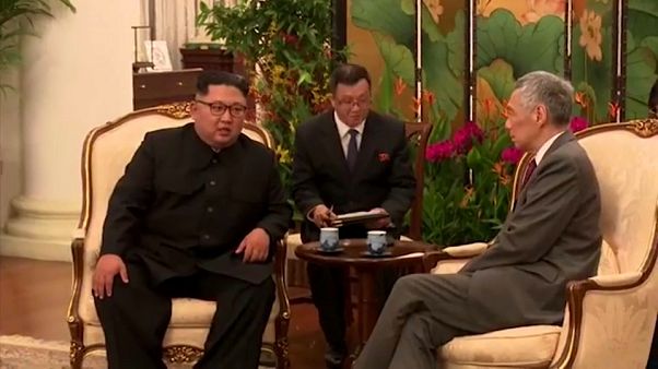 Trump y Kim aterrizan en Singapur para tratar la desnuclearización de Corea del Norte Trump y Kim aterrizan en Singapur para tratar la desnuclearización de Corea del Norte