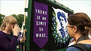 Marches held across UK to celebrate a 100 years of the right to vote for women