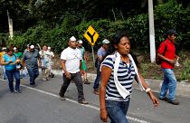 Eufemia García va con los rescatistas a San Miguel Los Lotes