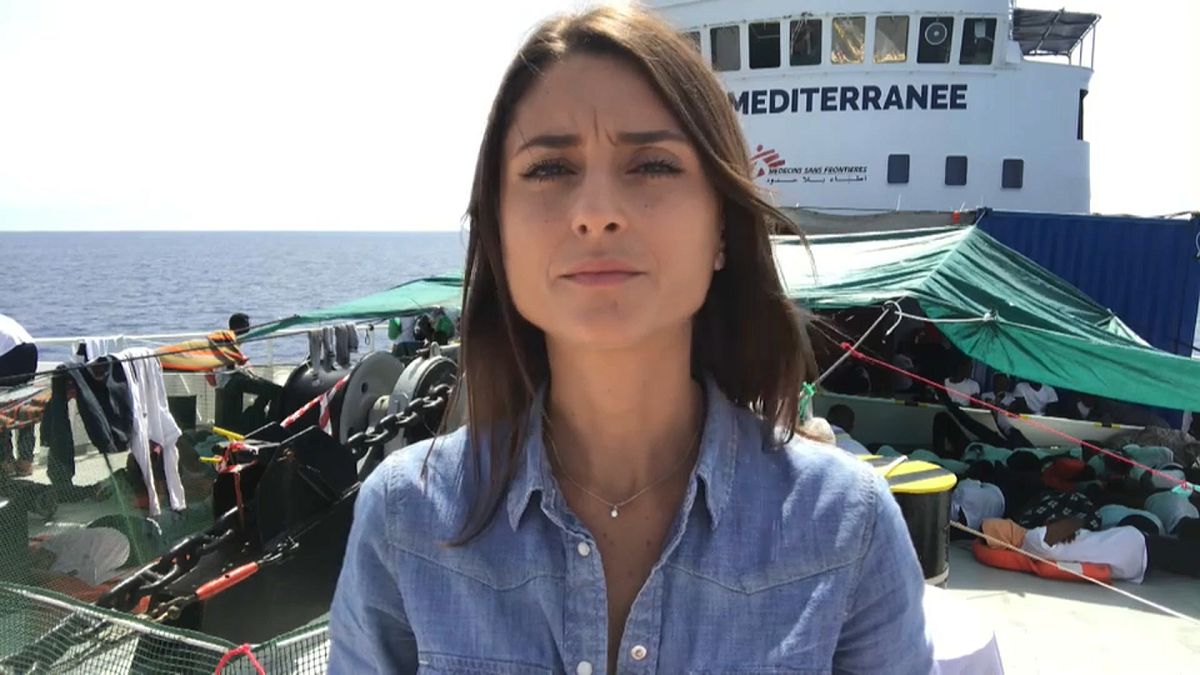 Anelise Borges, Euronews: "Los inmigrantes del Aquarius no quieren volver a Libia"