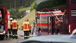 Busunfall im Schwarzwald
