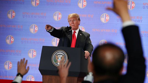 Trump tras el encuentro con Kim: "Vamos a acabar con los juegos de guerra" Trump tras el encuentro con Kim: "Vamos a acabar con los juegos de guerra"