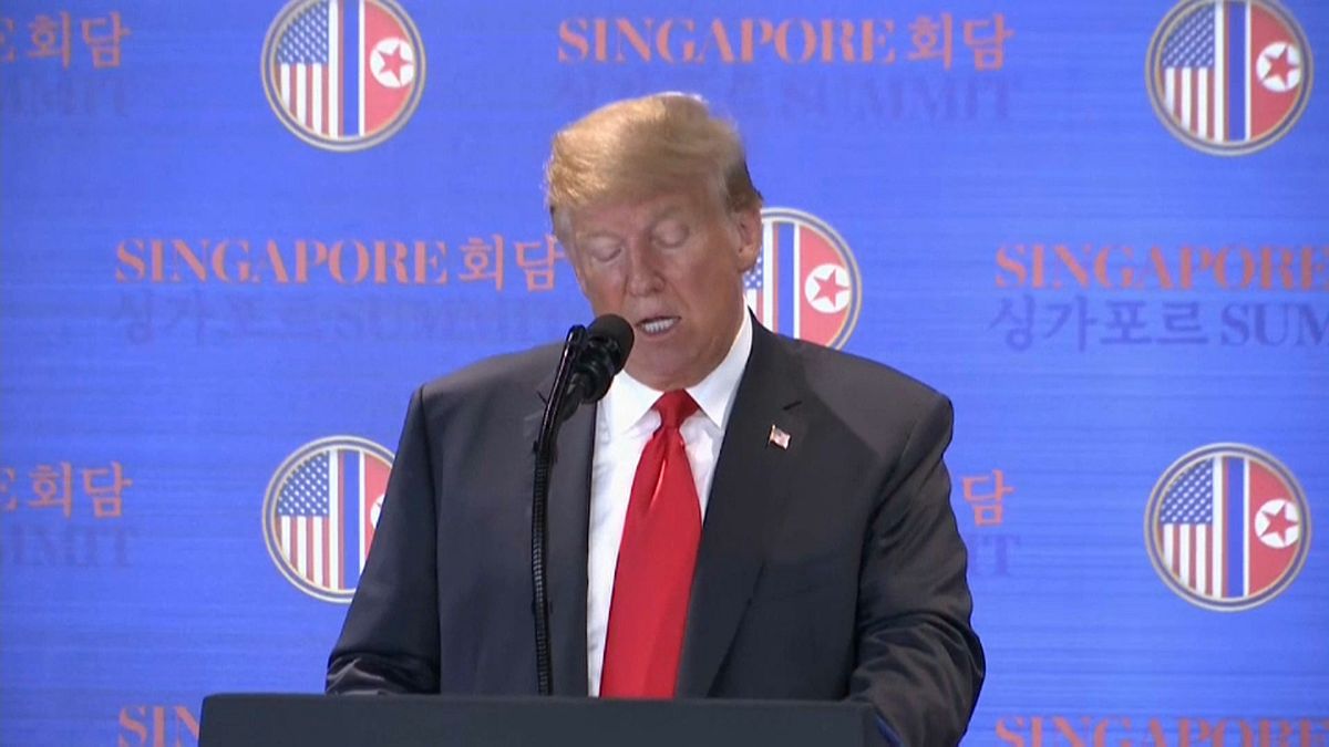 Singapore, Trump: "Smettiamo di giocare alla guerra"