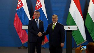 Peter Pellegrini and Viktor Orban 