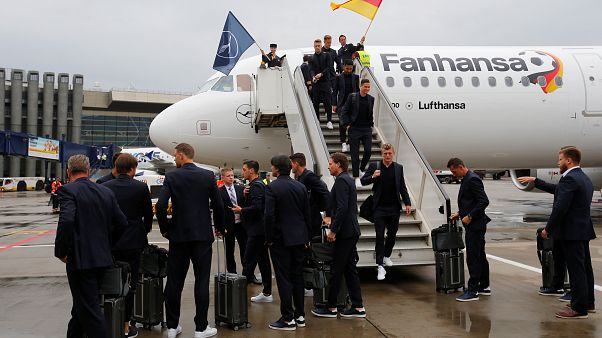 WM 2018: Deutsche Mannschaft kommt in Moskau an WM 2018: Deutsche Mannschaft kommt in Moskau an
