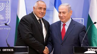 بويكو بوريسوف برفقة نتنياهو في القدس يوم الأربعاء