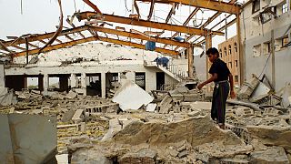 Doctors Without Borders medical facility after it was hit by an air strike