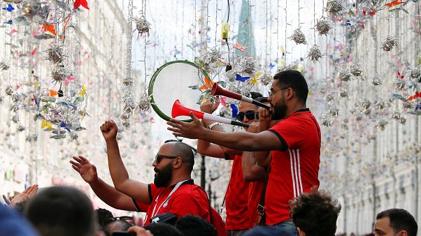 egypt fans in moscow egypt fans in moscow