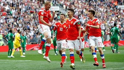 Russland gewinnt Auftakt der Fußball-WM gegen Saudi-Arabien mit 5:0