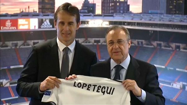 Lopetegui llega al Real Madrid entre lágrimas Lopetegui llega al Real Madrid entre lágrimas