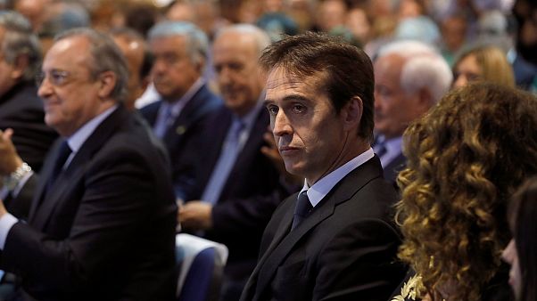 Τα δάκρυα του Λοπετέγκι κατά την παρουσίασή του από την Ρεάλ Τα δάκρυα του Λοπετέγκι κατά την παρουσίασή του από την Ρεάλ