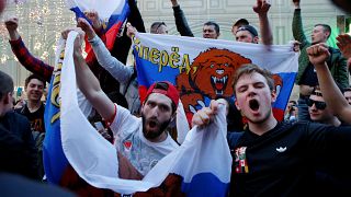 Russia fans in ecstasy after 5-0 Saudi drubbing
