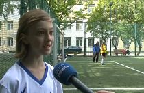 Futebolista de palmo e meio sonha conhecer Cristiano Ronaldo