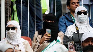 المرأة السعودية على المدرجات في مونديال روسيا