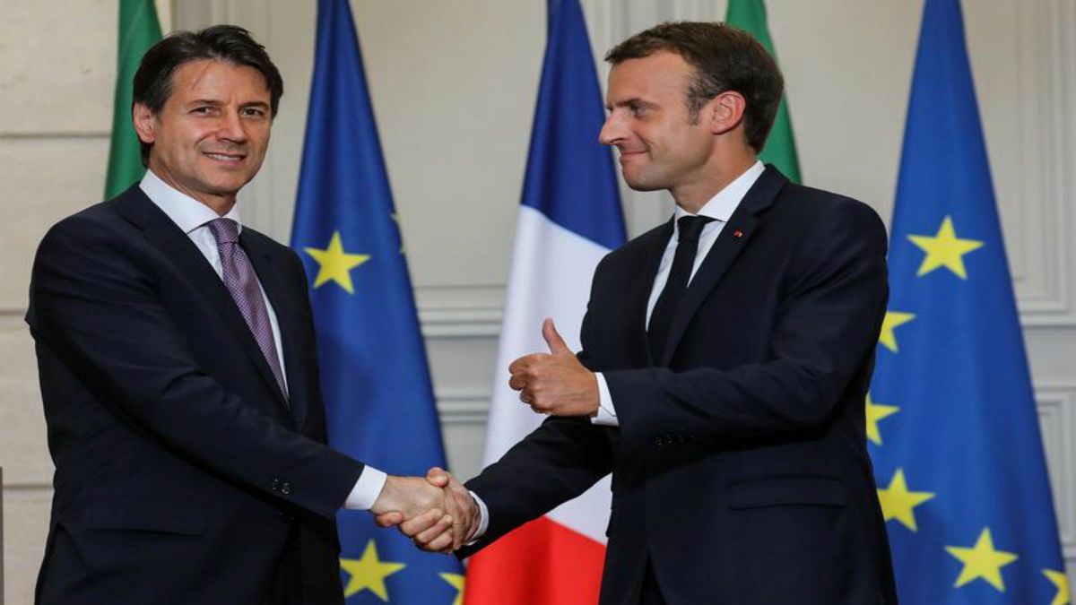دیدار رهبران ایتالیا و فرانسه؛ پایان تنش های دیپلماتیک
