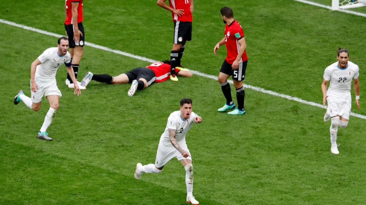 مونديال روسيا: المتتخب المصري يتعثر امام أوروغواي بهدف لصفر