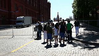 Descontento por no poder visitar la Plaza Roja de Moscú