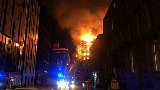 Glasgow, la scuola d'arte va a fuoco per la seconda volta in 4 anni