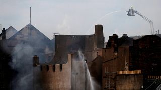 La prestigieuse Glasgow School of Arts part en fumée
