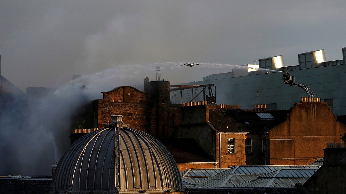 Kunsthochschule in Glasgow ist wieder abgebrannt