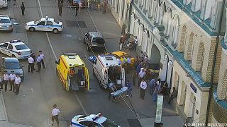 Taxi runs into crowd in central Moscow, injuring eight