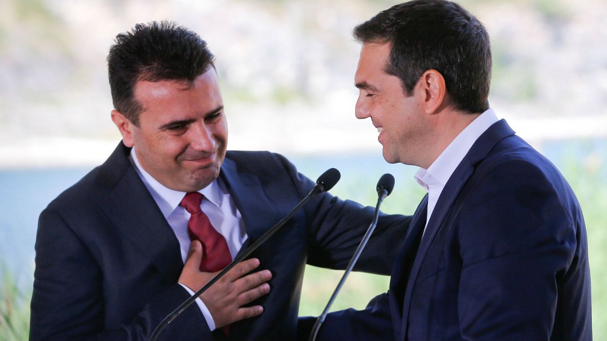 Greece and FYR Macedonia sign historic deal aimed at resolving a long-running name dispute