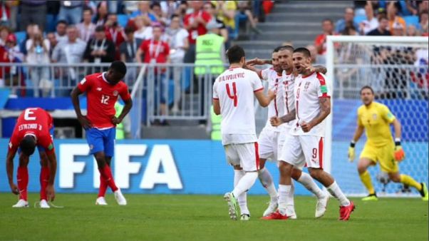 Mondiali: Gioiello di Kolarov, Costa Rica-Serbia 0-1 Mondiali: Gioiello di Kolarov, Costa Rica-Serbia 0-1