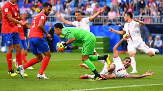 Cruel derrota de Costa Rica ante Serbia (0-1)