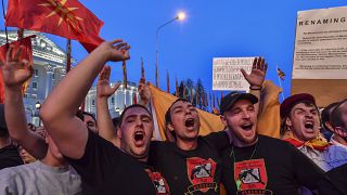 Διαδηλώσεις του VMRO κατά της συμφωνίας των Πρεσπών