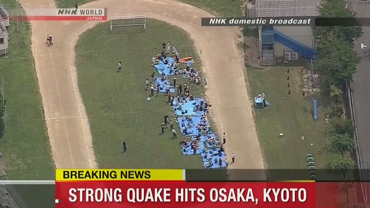 Forte terremoto colpisce la regione di Osaka