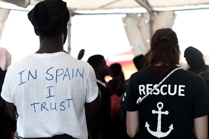 Kenny Karpov/SOS Mediterranee/Handout via Reuters
