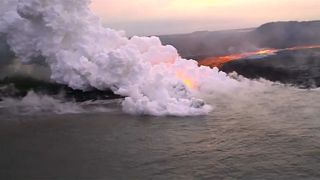 Lavaströme am Kilauea